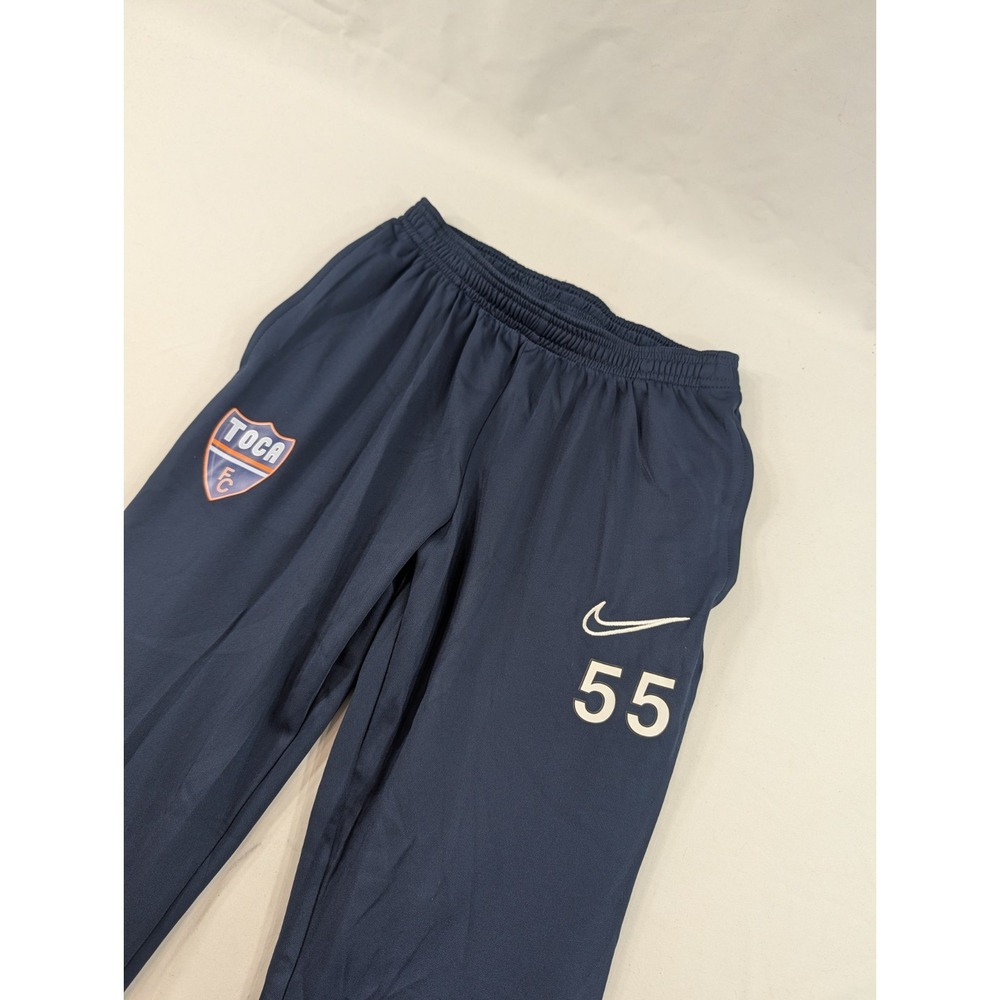 Toca FC  Football Soccer Pants Trousers Nike Blue Men Size M Angle Zip‎ Jogger